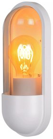 Φωτιστικό Επίτοιχο Lucide 29897-01-31 CAPSULE Λευκό (White)|Διάφανο (Transparent)