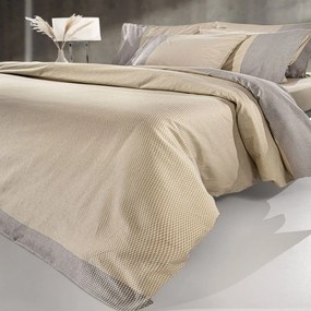Σεντόνια Φανελένια Verona (Σετ 4τμχ) Taupe Guy Laroche King Size 270x265cm 100% Βαμβακερή Φανέλα
