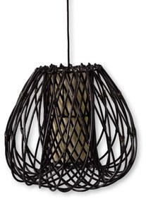 Ceiling Light S Line 40cm Rattan Χειροποίητο Κρεμαστό KA.04-0071