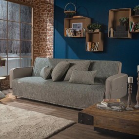 Ριχτάρι Orlando 04 Grey Teoran Πολυθρόνα 180x150cm Ακρυλικό-Πολυέστερ