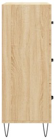 vidaXL Ντουλάπι Sonoma Δρυς 69,5 x 34 x 90 εκ. από Επεξεργασμένο Ξύλο