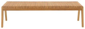 Παγκάκι Jey teak ξύλο σε φυσική απόχρωση 120x45x40εκ