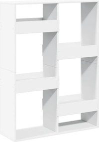 vidaXL Βιβλιοθήκη Λευκή 100x33x135 εκ. από Επεξεργασμένο Ξύλο