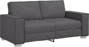 vidaXL Διθέσιος καναπές Γκρι 180 cm Τεχνητό Δέρμα