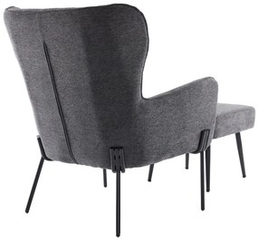 CHILLOUT ΠΟΛΥΘΡΟΝΑ ΓΚΡΙ ΣΚΟΥΡΟ 84x74x97.5 - 01-3540