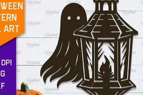 Σετ των 2 Intra απο ξύλο plywood  Χρώμα wenge 3mm-4mm πάχος - Διακόσμηση τοίχου αποκριάτικου φαναριού με λέιζερ Δίασταση 15x15 cm INTRAFABR-104807654