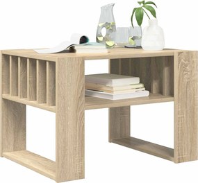 vidaXL Τραπεζάκι σαλονιού Δρύς Sonoma 66 x 49,5 x 45 εκ.