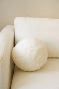 Διακοσμητικό Μαξιλάρι Κρεμ PELUS TOP 25x25x25