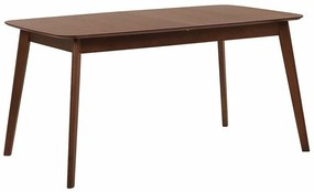 Τραπέζι Berwyn 902, Σκούρο ξύλο, 75x75x120cm, 22 kg, Επιμήκυνση, Ινοσανίδες μέσης πυκνότητας, Ξύλο, Ξύλο: Καουτσούκ | Epipla1.gr