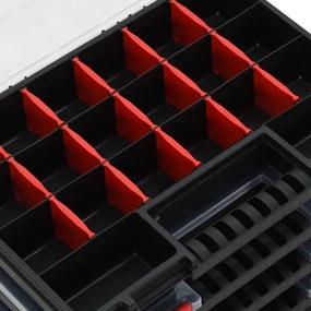 vidaXL Κουτιά Ταξινόμησης 10 τεμ. 34,5 x 25 x 5 εκ. από Πολυπροπυλένιο