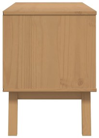 vidaXL Έπιπλο Τηλεόρασης OLDEN Καφέ 114x43x57 εκ. Μασίφ Ξύλο Πεύκου