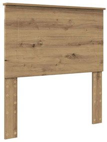 vidaXL Κεφαλάρι με κεφαλάρι Artisan Oak 100 cm Επεξεργασμένο ξύλο