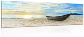 Πανόραμα εικόνας μιας όμορφης παραλίας - 135x45