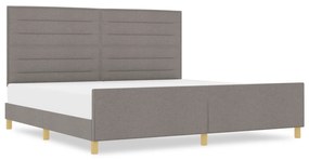 vidaXL Κρεβάτι Τάπε σε Τάπε 200x200 εκ. με ύφασμα