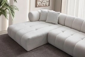 Corner Sofa Petra Left - White White