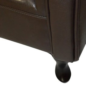 ΑΝΑΚΛΙΝΔΡΟ T.CHESTERFIELD NIOVI HM3007.01 PU ΣΚ.ΚΑΦΕ ΑΡ. ΜΠΡΑΤΣΟ 189x61x84Yεκ. - 0513241 - HM3007.01