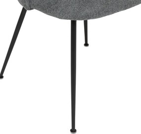 Καρέκλα Τραπεζαρίας (49x53x81) A-S Raven Grey 207301B