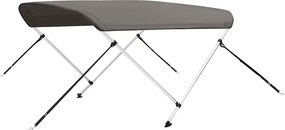 vidaXL Τέντα Σκάφους με 2 Αψίδες Γκρι 150x120x110 εκ.