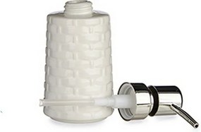 Διανομέας Σαπουνιού Berilo Λευκό Ασημί Κεραμικά 150 ml (x6)