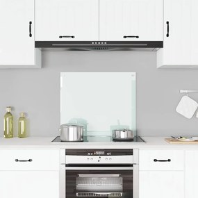 vidaXL Πλάτη Κουζίνας Λευκή 70 x 60 εκ. από Ψημένο Γυαλί