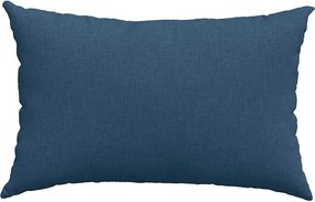 vidaXL Μαξιλάρι Καναπέ 2 pcs Μπλε 60 x 40 cm ύφασμα