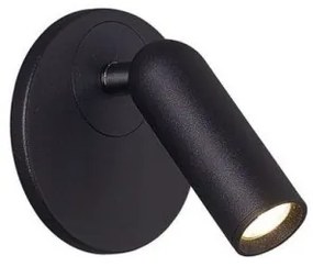 Σποτ Φωτιστικό Τοίχου Emma 8,8X4X7,5 Viokef-4244701-Μαύρο 4244701