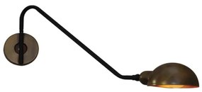Φωτιστικό Τοίχου - Απλίκα HL-3548-1 S 77-3943 Mason Old Copper &amp; Black  Homelighting Metal