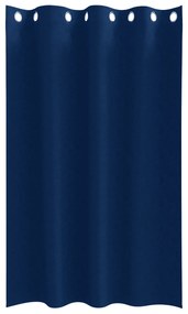 vidaXL Κουρτίνες 2 pcs Σκούρο Μπλε 175 x 140 εκ. Πολυεστέρας