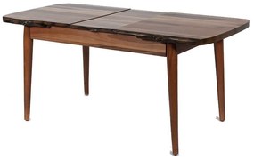 Artekko Irodsups Τραπέζι Επεκτεινόμενο Χρώμα Walnut (130x80x75)cm