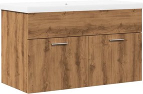 vidaXL Σετ Επίπλων Μπάνιου 2 Τεμαχίων Τεχνίτης Δρυς από Τεχν. Ξύλο