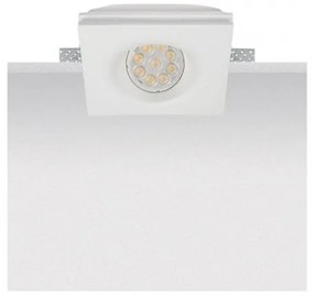 Χωνευτό Φωτιστικό Οροφής GU10 50W IP20 Λευκό S030 Zambelis-S030-Λευκό S030