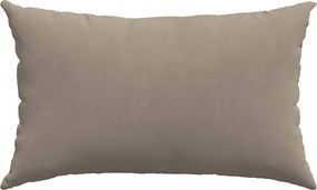 vidaXL Μαξιλάρι Καναπέ 2 pcs Taupe 50 x 30 cm ύφασμα
