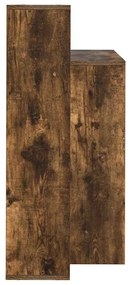 vidaXL Γραφείο Καπνιστό Δρύς 100 x 40 x 90 cm Επεξεργασμένο ξύλο
