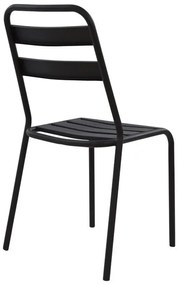 ΚΑΡΕΚΛΑ ΜΕΤΑΛΛΙΚΗ ΜΑΥΡΗ JASON HM5177.01 43x50x86cm (1 Τεμμάχια)