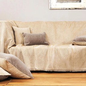 Ριχτάρι Τετραθέσιου Καναπέ 2 Όψεων (180x350) Aslanis Home Ossa Μπεζ