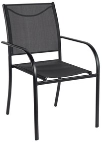 ΠΟΛΥΘΡΟΝΑ ΕΞ.ΧΩΡΟΥ REDAN HM5976.03 ΜΕΤΑΛΛΟ ΜΑΥΡΟ-TEXTILENE ΜΑΥΡΟ 56x60x88Υεκ