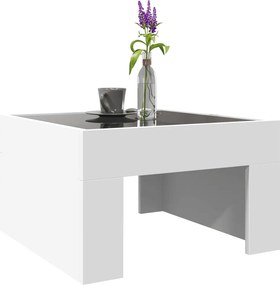 vidaXL Τραπεζάκι Σαλονιού Infinity LED Λευκό 50x50x30 εκ.