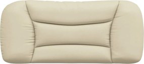 vidaXL Μαξιλάρι για Κεφαλάρι Hvar Κρεμ 90 εκ. Υφασμάτινο