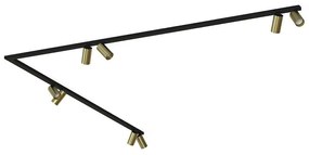 Φωτιστικό Οροφής - Σποτ Mono Corner 7757 8xGU10 10W 2X200 Solid Brass Nowodvorski Metal, Plastic