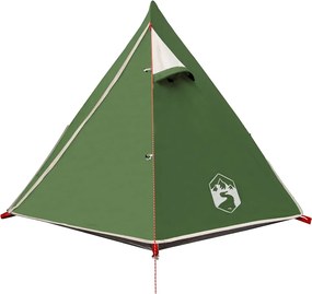 vidaXL Σκηνή Κάμπινγκ 2 Ατόμων Αδιάβροχη Πράσινη
