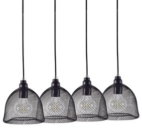 Φωτιστικό Οροφής - Ράγα 77-4351 SE 151-20-4 Zola Black Mat Homelighting Μέταλλο