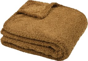 Κουβέρτα Fleece Ημίδιπλη (180x220) S-F Montreal Camel P3C681005