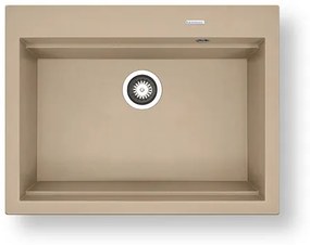 ΝΕΡΟΧΥΤΗΣ PYRAGRANITE SIROS 67x51,5 1B DARK BEIGE - 070201401