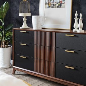 VEVOR Peel and Stick Wallpaper 40cm x 10m Black Cracked Waterproof for Kitchen