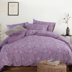 Παπλωματοθήκη Μονή (Σετ 170x240) 2 Όψεων Nef-Nef Homeware Smart Serendipity Mauve
