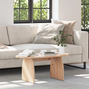 vidaXL Τραπεζάκι σαλονιού Φυσικό 80 x 40 x 35 cm Συμπαγές ξύλο πεύκου