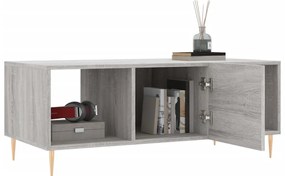 vidaXL Τραπεζάκι Σαλονιού Γκρι Sonoma 102x50x40 εκ. Επεξεργασμένο Ξύλο