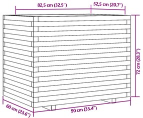 ΖΑΡΝΤΙΝΙΕΡΑ ΛΕΥΚΗ 90X60X72 ΕΚ. ΑΠΟ ΜΑΣΙΦ ΞΥΛΟ ΠΕΥΚΟΥ 3282645