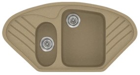 Sanitec Classic 302 Metallic Cream Νεροχύτης