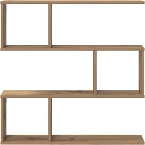 vidaXL Ράφι Τοίχου Artisan Δρυς 80 x 12 x 79,5 εκ Επεξεργασμένο Ξύλο